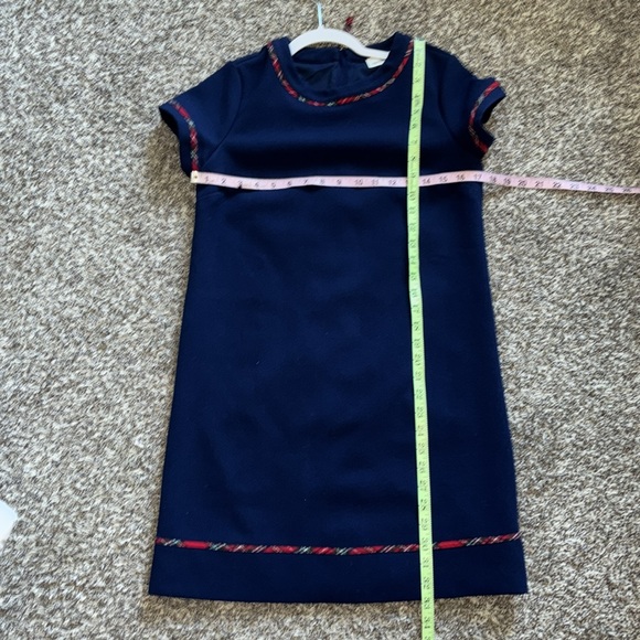 Vineyard Vines Tartan Trim Ponte dress 2 pink tub - Picture 9 of 10